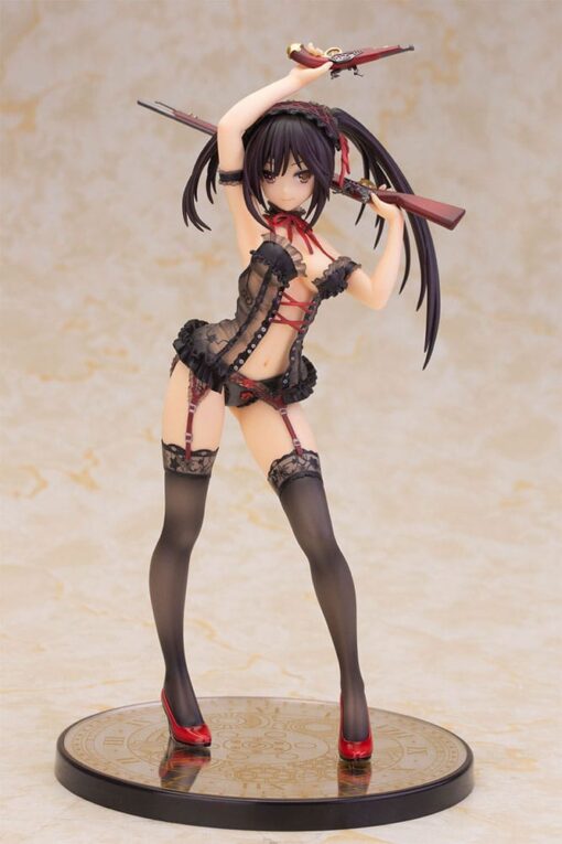 Date A Live Statua 1/7 Kurumi Tokisaki Lingerie Ver. Black Special Edition 24 Cm Alphamax