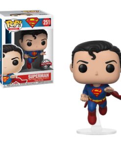 Dc Comics Pop! Heroes Vinile Figura Specialty Series Flying Superman (80th Anniversary) 9 Cm Funko