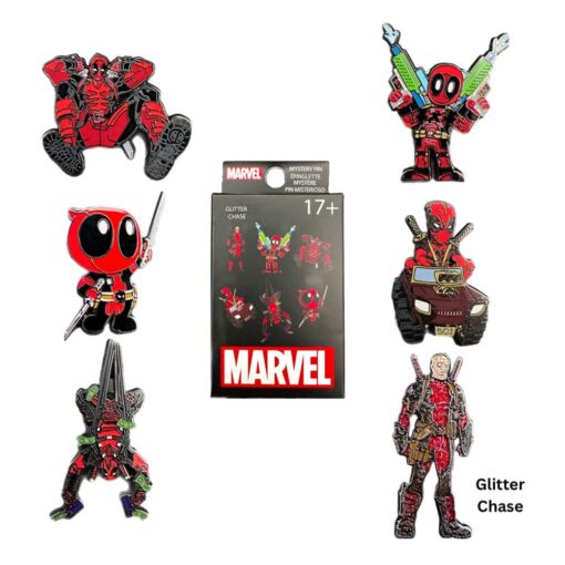 Deadpool By Loungefly Enamel Pins Blind Box Deadpool Action  Funko