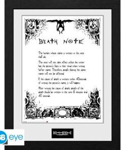 DEATH NOTE - Framed print "Death Note" (30x40)