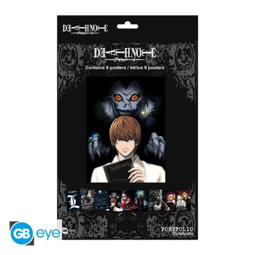 DEATH NOTE - Portfolio 9 posters Protagonists (21x29