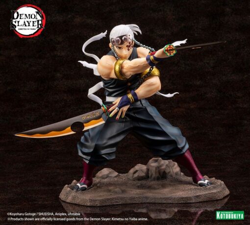 Demon Slayer: Kimetsu No Yaiba Artfxj Statua 1/8 Tengen Uzui Regular Edition 23 Cm Kotobukiya