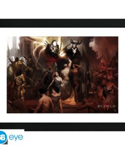 DIABLO - Framed print "Diablo IV - Nephalems " (30x40)