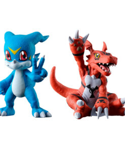 Digimon Two Forces That Radite Light Veemon & Guilmon Ichibansho figures 5cm Banpresto