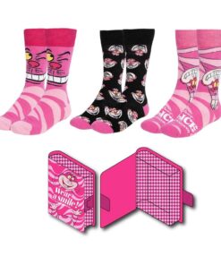 Disney Calzini 3-pack Alice In Wonderland Cheshire Cat 36-43 Cerdá