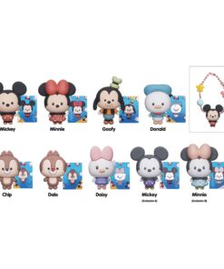 Disney Ciondolo Pvc Bag Clips Mickey & Friends  Con Figure Int.