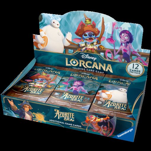 Disney Lorcana Azurite Sea Booster Box 24 Buste (ENG) Ravensburger