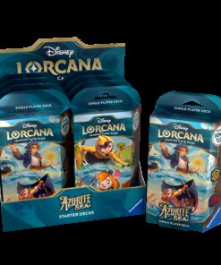 Disney Lorcana Azurite Sea Starter Deck Display (8) ENG Ravensburger