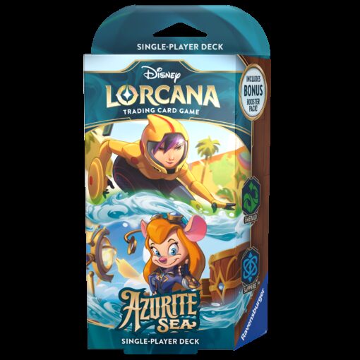 Disney Lorcana Azurite Sea Starter Deck Emerald/Sapphire (ENG) Ravensburger