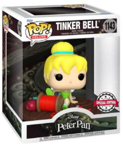 Disney Peter Pan Pop! Deluxe Tinker Bell On Spool Esclusiva Funko Scatola rovinata