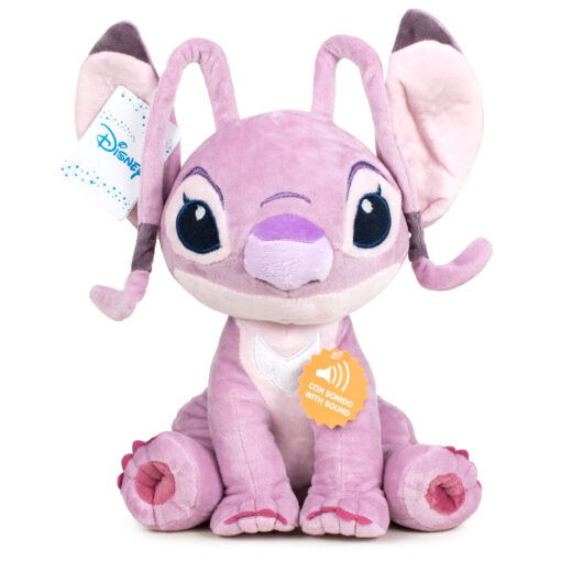 Disney Stitch Angel Soft Peluche Con Suono 20cm Disney