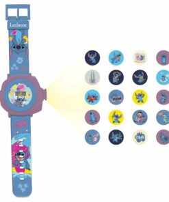 Disney Stitch digital projector clock Lexibook