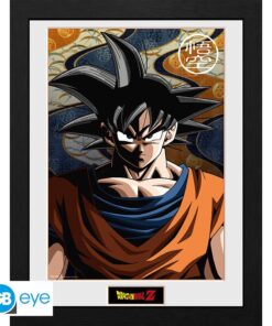 DRAGON BALL - Framed print DBZ/"Goku" (30x40)