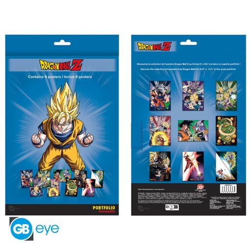 DRAGON BALL - Portfolio 9 posters DBZ/Group (21x29