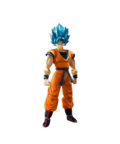 Dragon Ball Super Figura Goku Super Saiyan God Blu 14 Cm Bandai Scatola Rovinata