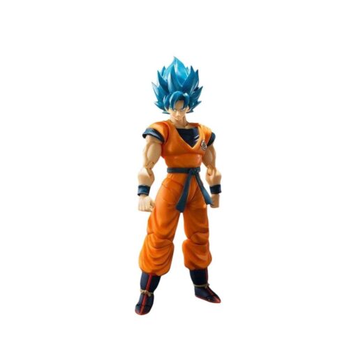 Dragon Ball Super Figura Goku Super Saiyan God Blu 14 Cm Bandai Scatola Rovinata