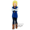 Dragon Ball Z Android 18 Solid Edge Work Figura 17cm Banpresto