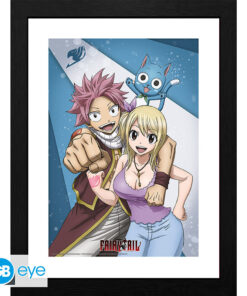 FAIRY TAIL - Framed print "Natsu & Lucy" (30x40)