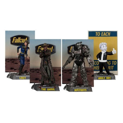 Fallout Movie Maniacs Pvc Statua 4-pack Lucy