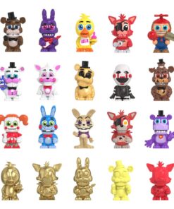 Five Nights At Freddy's: Security Grab N´Go Breach Blind Box Figures 4 Cm Display Series 2 Classic Remix  BOTI