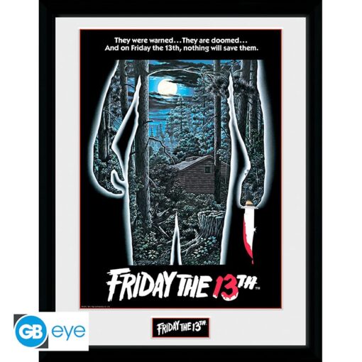 FRIDAY THE 13TH - Framed print "Movie" (30x40)