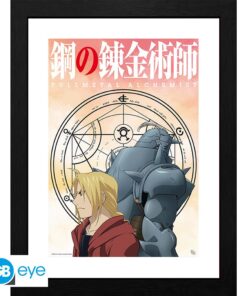 FULLMETAL ALCHEMIST - Framed print "Elric Brothers" (30x40)