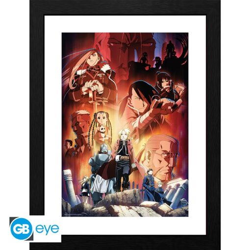 FULLMETAL ALCHEMIST - Framed print "Key Art" (30x40)