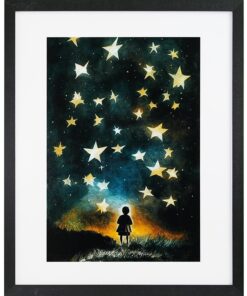 Gbeye - Framed Print "child E Stars By Treechild" (40x50cm)