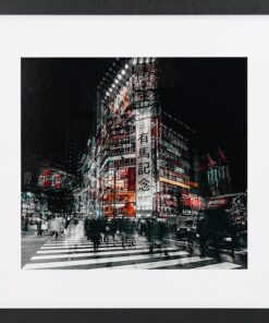 GBEYE - Framed print "Colours of Tokyo by Carmine Chiri" (40x40cm)