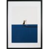 GBEYE - Framed print "Fishing for compliments by Maarte" (50x70cm)