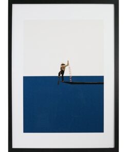 GBEYE - Framed print "Fishing for compliments by Maarte" (50x70cm)