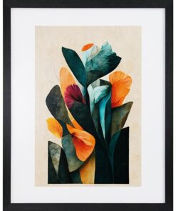 GBEYE - Framed print "In my garden by Treechild" (40x50cm)