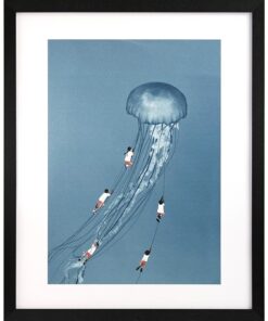 GBEYE - Framed print "We came home smiling by Maarten" (40x50cm)