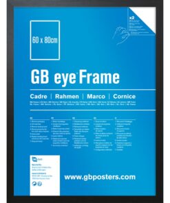 GBEYE - MDF Black Frame - 60 x 80cm -