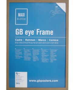 GBEYE - MDF Oak Frame - Maxi - 61 x 91.5cm -