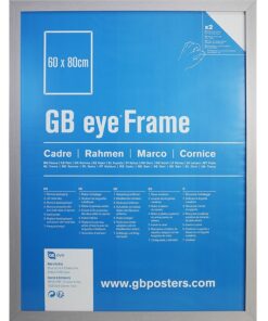 GBEYE - MDF Silver Frame - 60 x 80cm -