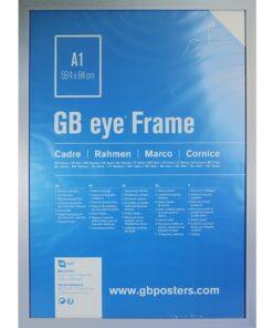 GBEYE - MDF Silver Frame - A1 - 59.4 x 84.1cm -