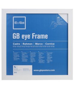 GBEYE - MDF White Frame - 40 x 40cm -