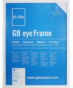 GBEYE - MDF White Frame - 60 x 80cm -