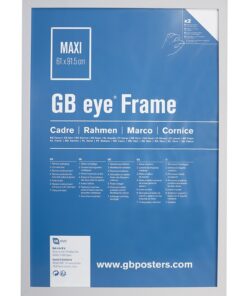 GBEYE - MDF White Frame - Maxi - 61 x 91.5cm -