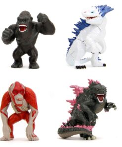 Godzilla Nano Metalfigs Diecast Mini Figures 4-Pack Wave 1 4 Cm Jada Toys