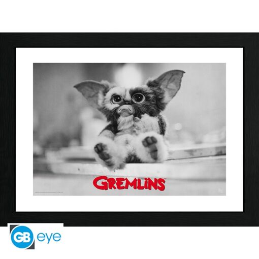 GREMLINS - Framed print "Gizmo" (30x40)