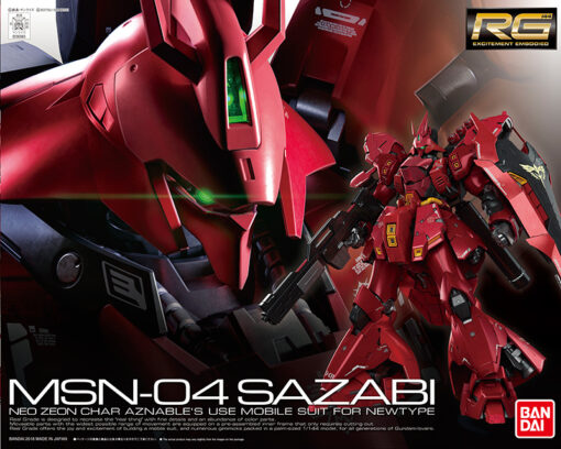 Gundam Real Grade RG Model Kit Sazabi Scala 1/144 Bandai