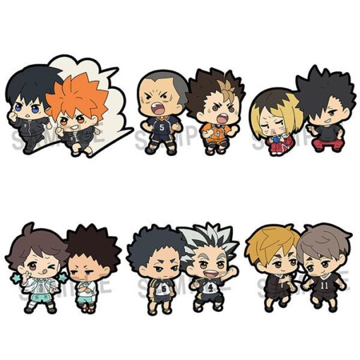 Haikyu!! Rubber Ciondolos 6 Cm Assortment (6) Megahouse