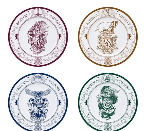 Harry Potte Set di 4 Piatti Case di Hogwarts 21 cm ABYStyle