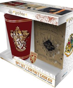 Harry Potter - Bicchiere Xxl + Spilla + Agenda "grifondoro" - Abystyle