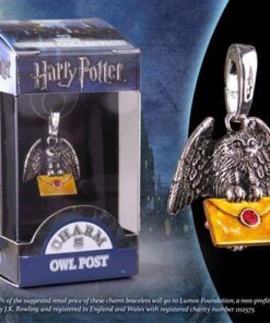 Harry Potter Ciondolo Gufo Postino Con Lettera Noble Collection