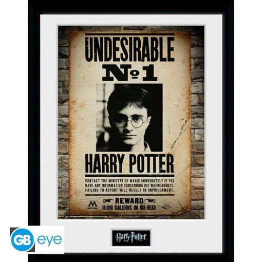 HARRY POTTER - Framed print "Undesirable No 1" (30x40)