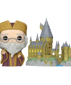 Harry Potter Funko POP Citta Vinile Figura Silente con il Castello di Hogwarts 9 Cm