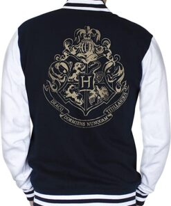 Harry Potter - Giacca - "Hogwarts" Uomo Nera/Bianca Taglia XL